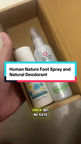 Goods talaga to lalo na sa mga laging naka-sapatos and outgoing people like students, commuters and office workers..try nyo na rin ‘tong Human Nature Foot Spray and Natural Deodorant  #humannature #naturaldeodorant #footspray #everydayfreshness #naturalfreshness 