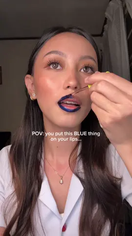 a new staple in my makeup bag @OOCBEAUTY-PH  #blueliptattoo #lipstain #outofcolours #peeloffmakeup #liptin 