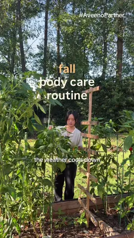 #AveenoPartner with the seasons changing, my garden is slowing down and my skin is getting drier… You can shop my cozy Fall body care routine with @Aveeno on Amazon during Prime Big Deal Days now until October 7th!  #fall #bodycare #sensitiveskin