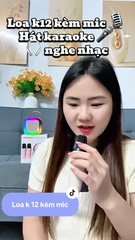 Hát Bolero với bộ loa kèm mic k12 các bác thấy ổn không ạ #dieuaireview #tiktokshop1010 #chinhhangsaledam #loak12 #loakemmic 