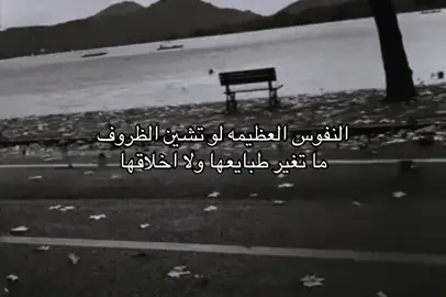 النفوس العظيمه لو تشين الظروف ما تغير طبايعها ولا اخلاقها#اكسبلورexplore #قصيده_شعر_بوح_كلام_من_ذهب #قصيده_شعر_بوح_خواطر #قصيدة_شعر_أبيات #اكسبلوراتكم_لاتقصرون 