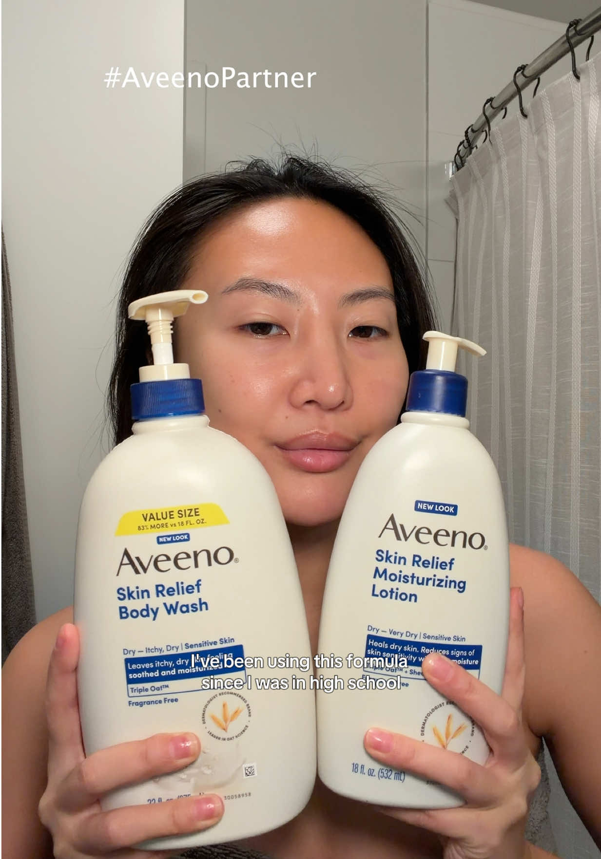 #AveenoPartner Back to the body care I know and love 🤍 I’ve been using  @Aveeno Skin Relief for years, and these two are all I need for my winter shower routine: a gentle cleanse + plenty of moisture for my dry skin. Buy on Amazon during Prime Big Deal Days now till Oct 7 🛒✨