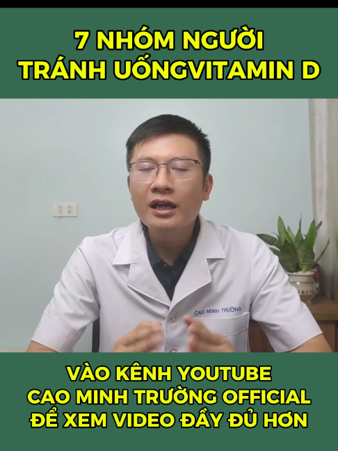 Vitamin D - 7 Nhóm Người Uống Sai Gây Hại Gan Ph.á  Thận #CaoMinhTruong #vitamind #suckhoe #leanontiktok #longervideos