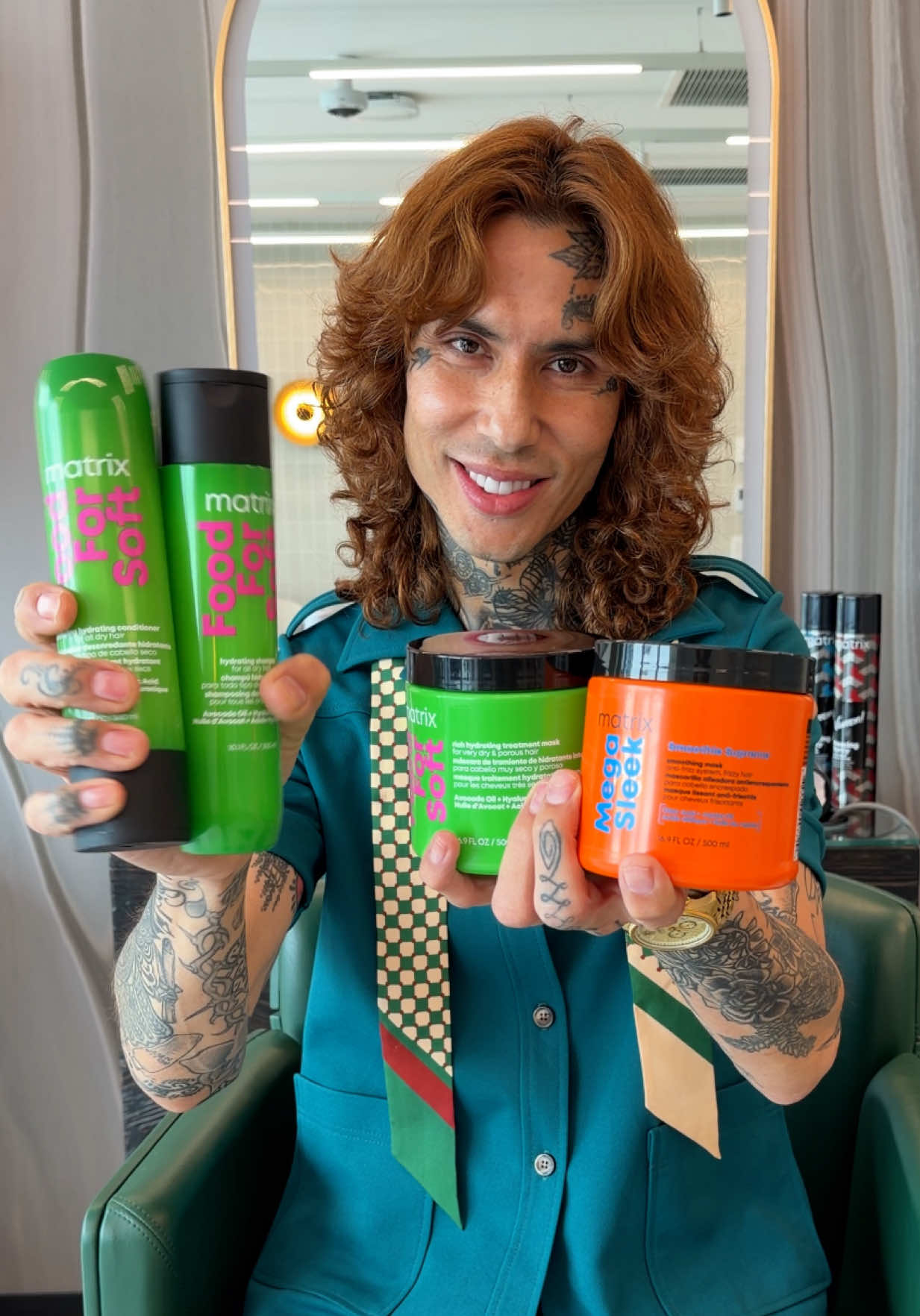only the best #hydratinghaircare and #antifrizzhaircare with @Matrix USA usa 🧡 professionally developed and suitable for all hair types, level up your wash routine with products that actually work, available now on the Matrix #TikTokShop  