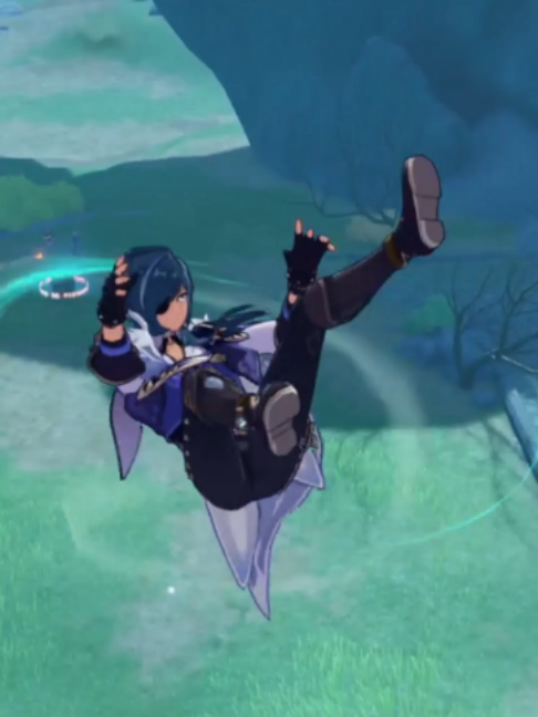 Genshin Impact Physics Make NO SENSE 💀 I genuinely thought I could glide my way out of this tornado... apparently NOT. 😭 I'm trying to save Stormterror, but I can't even save myself. #GenshinImpact #Genshin #fyp #Gaming #FirstPlaythrough #funny