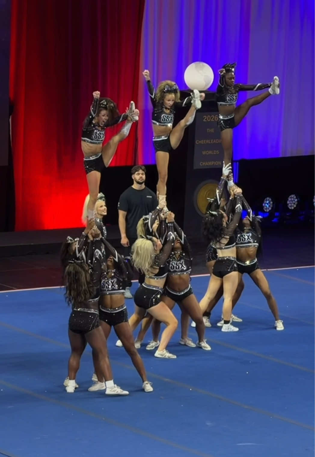 SSX #cheer #cheerleading #stunts #flips #sharks 
