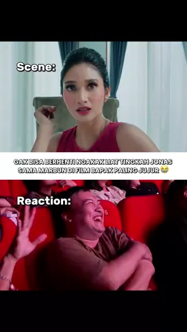 KETIKA ADEGAN DI LAYAR LEBIH NGAKAK DARIPADA REACTION PENONTON 😭😭 Jonas dan Marbun kayaknya memang nggak dikasih kesempatan buat punya momen normal. Baru beberapa detik, kelakuannya sudah bikin satu bioskop ketawa. 💀 Advance ticket sudah dibuka. Buy 1 Get 1 Free Ticket! 👀 #bapakpalingjujur #punyabapakjujur #bpjclip 