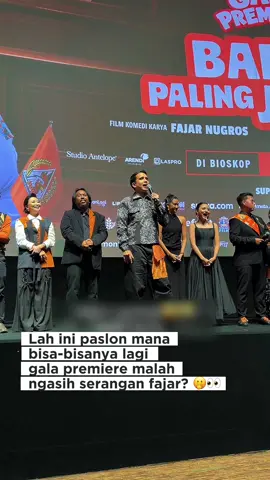 Gala premiere biasanya bagi-bagi kesan dan pesan… Yang ini malah bikin gue mikir, “lah kok jadi kampanye?”😭 Kalau paslonnya kayak gini, kira-kira siapa yang mau nyoblos? 🗿 Bapak Paling Jujur 15 Oktober 2026 di bioskop. #bapakpalingjujur #punyabapakjujur #bpjclip #fyp #fypシ 