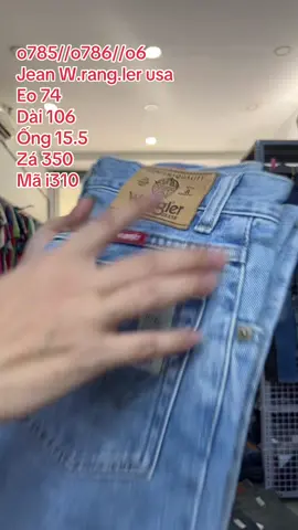 o785//o786//o6  Jean W.rang.ler usa   Eo 74  Dài 106  Ống 15.5  Zá 350  Mã i310 