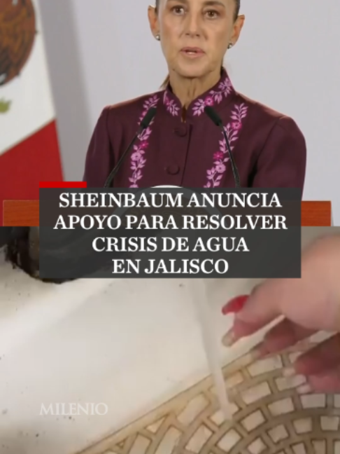 La presidenta Claudia Sheinbaum informó que el gobierno federal y Jalisco trabajarán de manera conjunta para atender los problemas de abasto de agua en la zona metropolitana de Guadalajara. Durante la mañanera, explicó que el acuerdo contempla que el gobierno estatal y la Federación realicen distintas partes del proyecto para modernizar el sistema de agua, además de avanzar en la construcción del acueducto pendiente de la presa El Zapotillo. Sheinbaum señaló que también se busca resolver los problemas relacionados con la calidad del agua y respaldar al gobierno de Jalisco en las autorizaciones necesarias para el proyecto, que contempla una parte de financiamiento mediante deuda. La presidenta destacó que la infraestructura hidráulica de la zona es muy antigua y que la colaboración entre ambos gobiernos busca mejorar el abasto de agua para los habitantes de la zona metropolitana de Guadalajara. #Sheinbaum #Jalisco #Agua #Crisis #Contaminacion