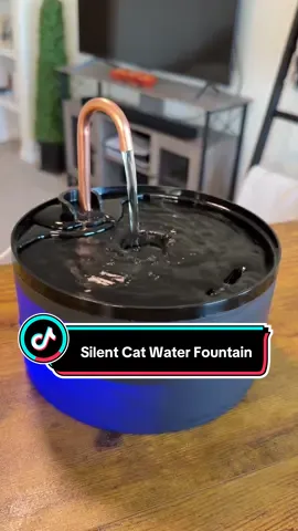 Moving water 💦 + anti-slime 🦠 = all the difference #catfountain #catwaterfountain #catparent #petfountain #catsoftiktok 
