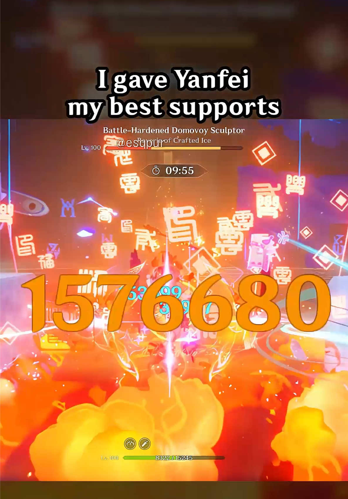 I gave Yanfei my best supports #GenshinImpact #hoyocreators #Yanfei 