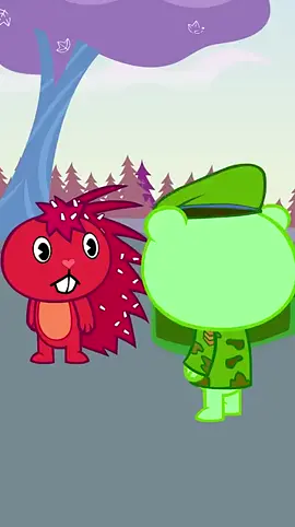 Flaky (❤️) x Flippy (💚) happy tree friends 🥶🥶🥶🥶🥶💦💦