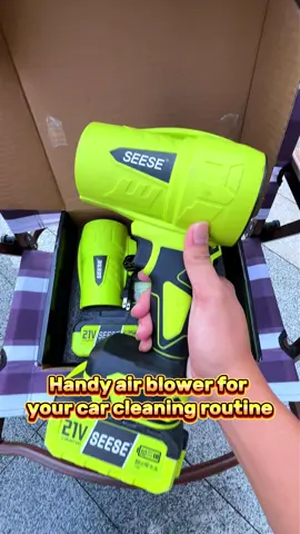 Safe drying for your vehicle 🚗! The 1000G packs brutal thrust 💥 with an upgraded battery 🔋 to make car washes effortless. Check the cart 🛒! #blower #CarCare #carowners #SEESESuperBrandDay#TikTokShopFallDealsForYou