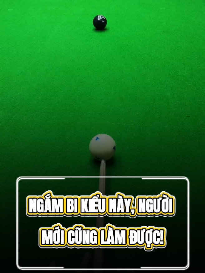 Ngắm bi kiểu này, người mới cũng làm được! #Bida #Billiards  #MeoBida #KyThuatBida #HocBida
