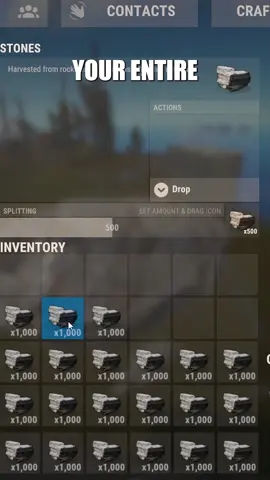 How to empty full inventory in 5 seconds #bestrust 