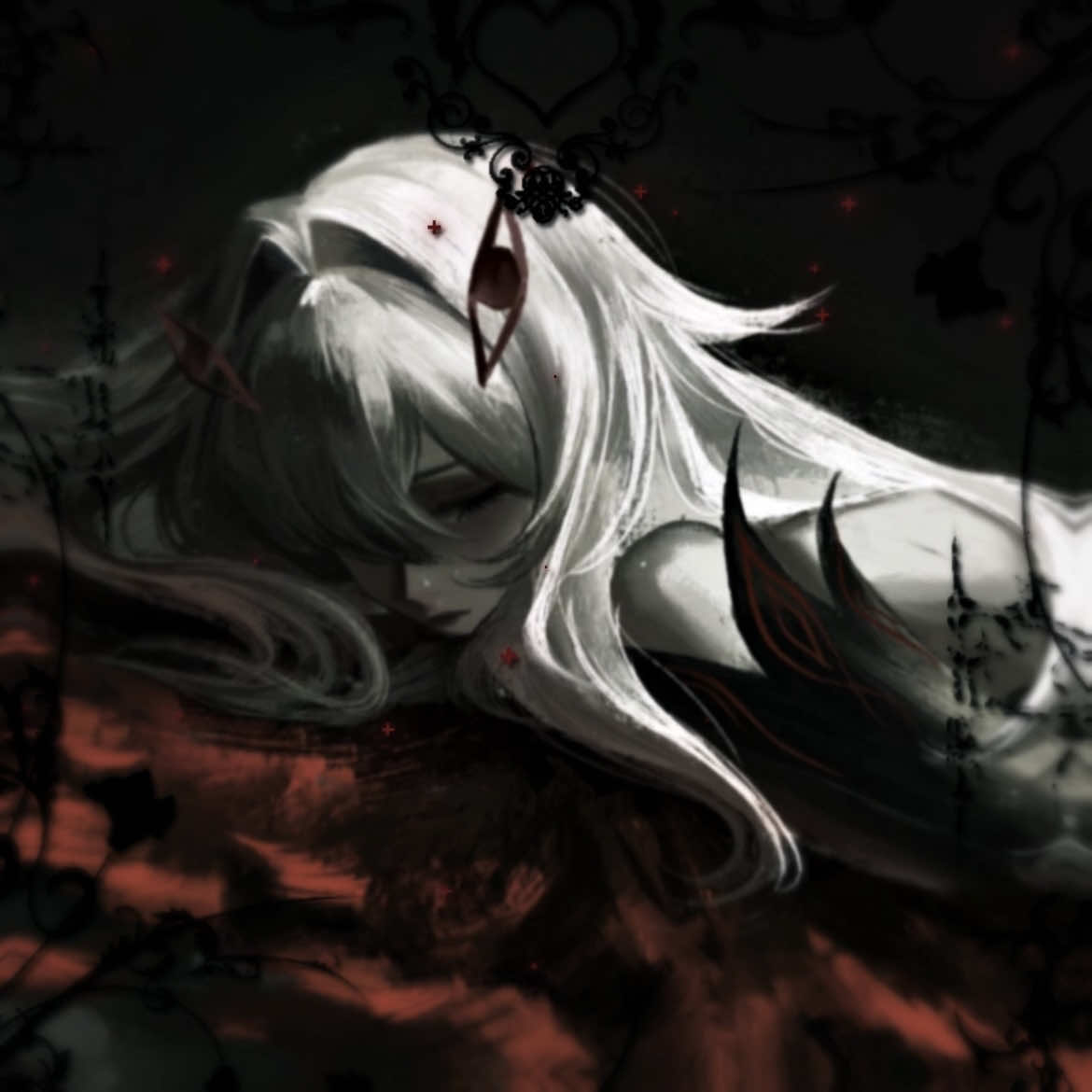 hi i caught up with 3 quests and i thought of this audio with ronova k. | @kou | tc/rm/oc kirishikis art merurae_art | dt @repilus ♱ #genshin #GenshinImpact #ronova #rulerofdeath #snezhnaya 