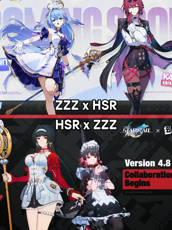 HSR characters in ZZZ or ZZZ characters in HSR? Which one looks better? 👇 -------------------------------------- #zenlesszonezero #zzzero #zzzcreators #HonkaiStarRail #hsrcreators 