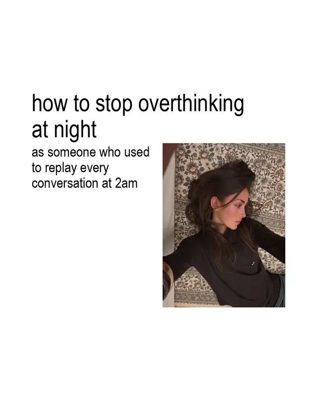 #overthinking #sleep #wellbeing 