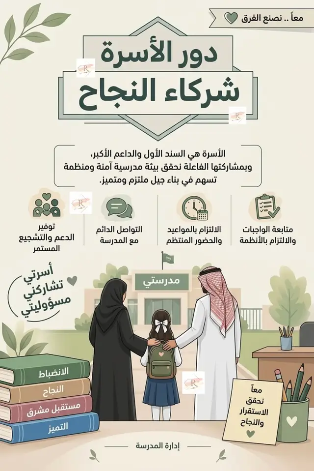 #شركاء_النجاح #دور_الأسرة #الانضباط_المدرسي #الانضباط #اكسبلورexplore 