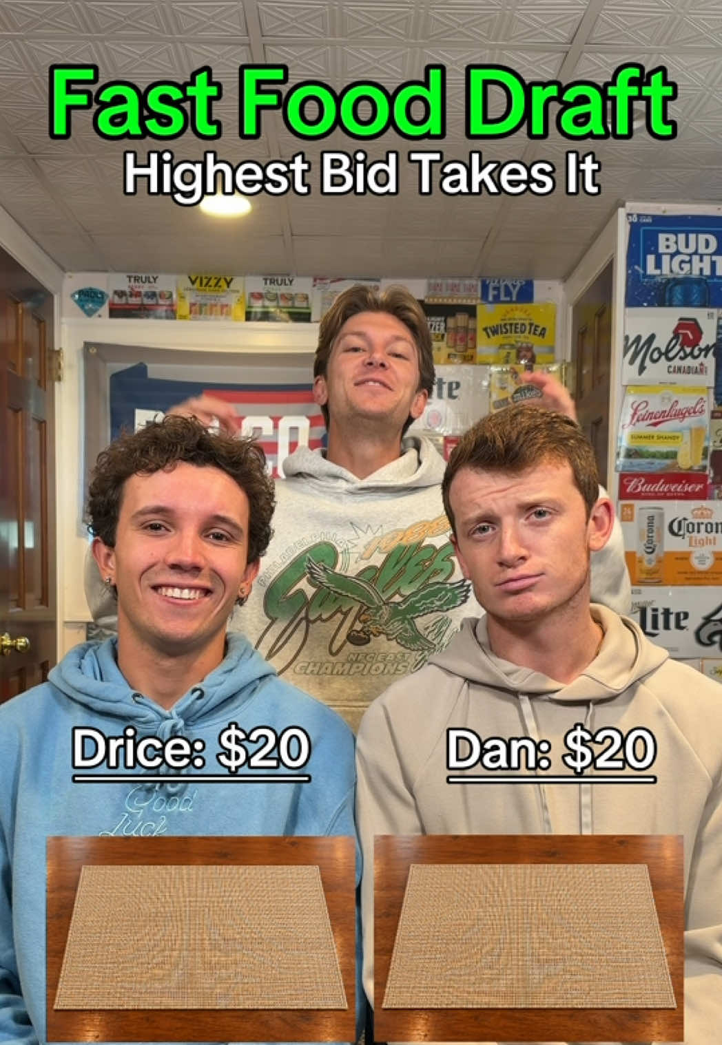 Who Won This Fast Food Draft?! #budgetdraft #draft #funny #highlandbros #fyp 