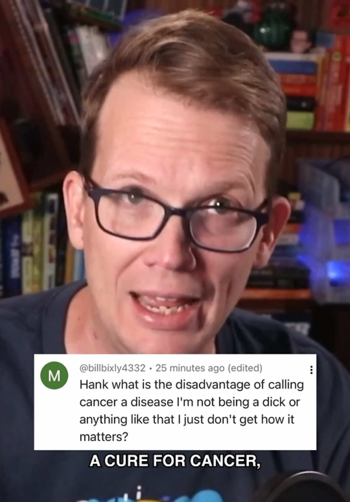 We shouldn’t call cancer a disease. 