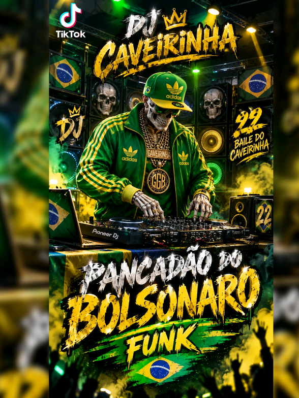 💀🔊 DJ CAVEIRINHA — PANCADÃO DO BOLSONARO 🇧🇷🔥 🚨 O grave vai bater forte! É pancadão, é funk brasileiro, é pressão no subwoofer! 🎧💥 💚💛 DJ Caveirinha chegou pra estremecer as caixas de som com o PANCADÃO DO BOLSONARO! 🔥🔊 Aumenta o volume, solta a batida e deixa o grave falar! 💣🎶 🎵 Artista: DJ Caveirinha 🎶 Música: Pancadão do Bolsonaro 🥁 Ritmo: Funk brasileiro 💀🔥 É O CAVEIRINHA NO COMANDO DO PANCADÃO! 🔥💀 #djcaveirinha  #funk  #viralvideo #viralmusic #bolsonaro @🎬 TV TUBER 📺 @DJ Caveirinha 💀 @DJ Caveirinha 💀     