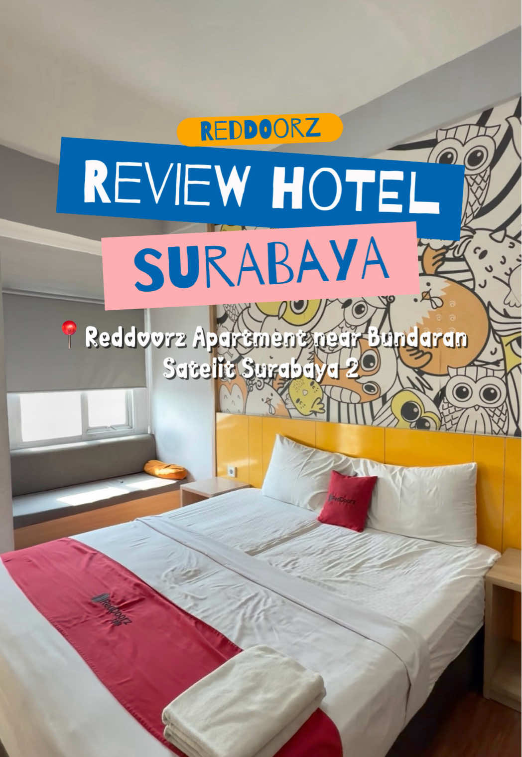 Ke surabaya tapi bingung cari penginapan? Reddoorz Apartment near bundaran satelit surabaya 2 bisa jadi pilihan ✨ Cara bookingnya di app RedDoorz dan jangan lupa masukkan kode promo 