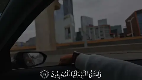 { وَٱمۡتَـٰزُوا۟ ٱلۡیَوۡمَ أَیُّهَا ٱلۡمُجۡرِمُونَ } #اكتب_شئ_تؤجر_علية#القرآن_الكريم  #حسن_فهمي_العدني #سورة_يس #quranfg 