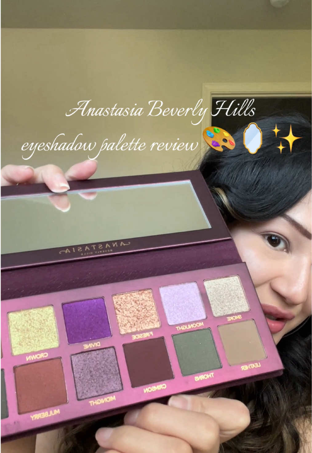 Honest Anastasia Beverly Hills eyeshadow review 🎨✨ does anyone else own this palette? Do you like it? I love the colors soo far. I think their perfect for fall 🍂 I can’t wait to try the rest of the eyeshadows 💜  #anastasiabeverlyhillseyeshadow #anastasiabeverlyhills #eyeshadowpalette #eyeshadowreview 