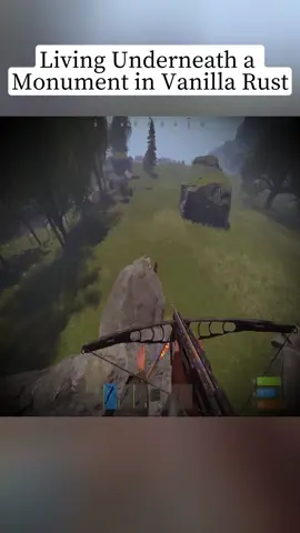 Living Underneath a Monument in Vanilla Rust