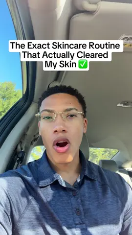The Exact Skincare Routine That Actually Cleared My Skin. #glowuptips #skincaretipsformen #menskincare #skincaretips #glowuptipsforyou
