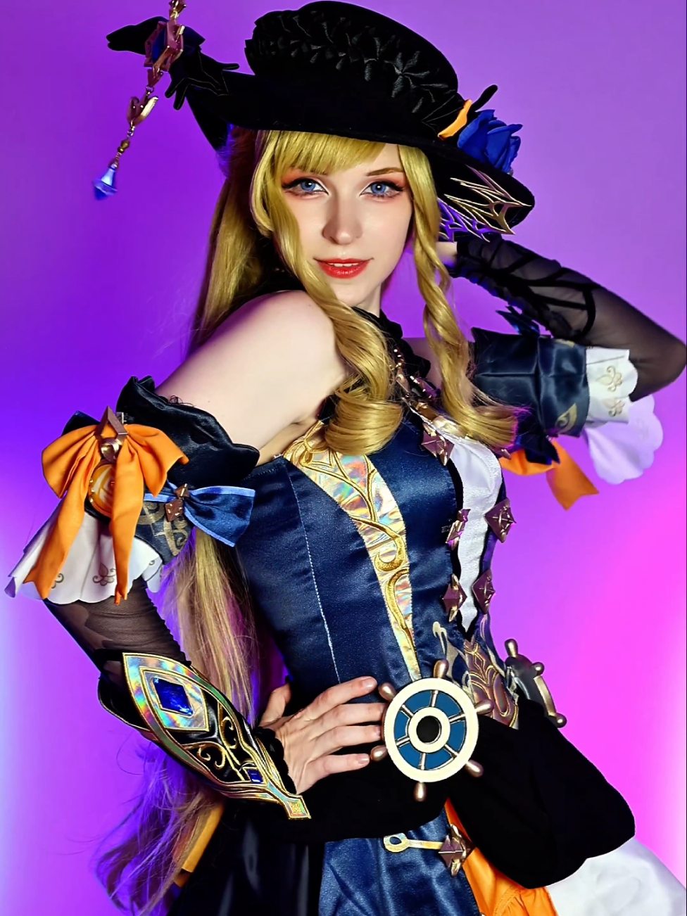 💛💛💛 #cosplay #genshincosplay #GenshinImpact #naviacosplay #navia 