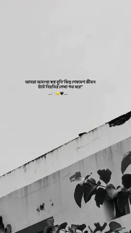 মানুষ অসংখ্য স্বপ্ন দেখে' দিনশেষে নিয়তির দেখা পথেই হাঁটতে হয়🥲#you #bdtiktokofficial #foryoupage #sadvibes🥀 #tending 