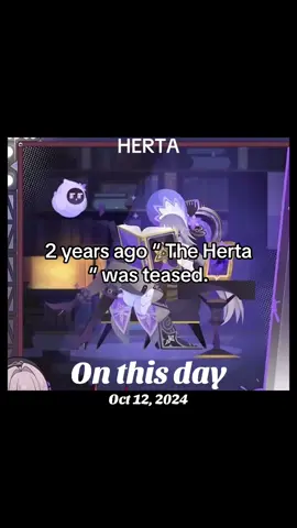 #onthisday time flies.. #theherta #hertahonkaistarrail #hsr #HonkaiStarRail 
