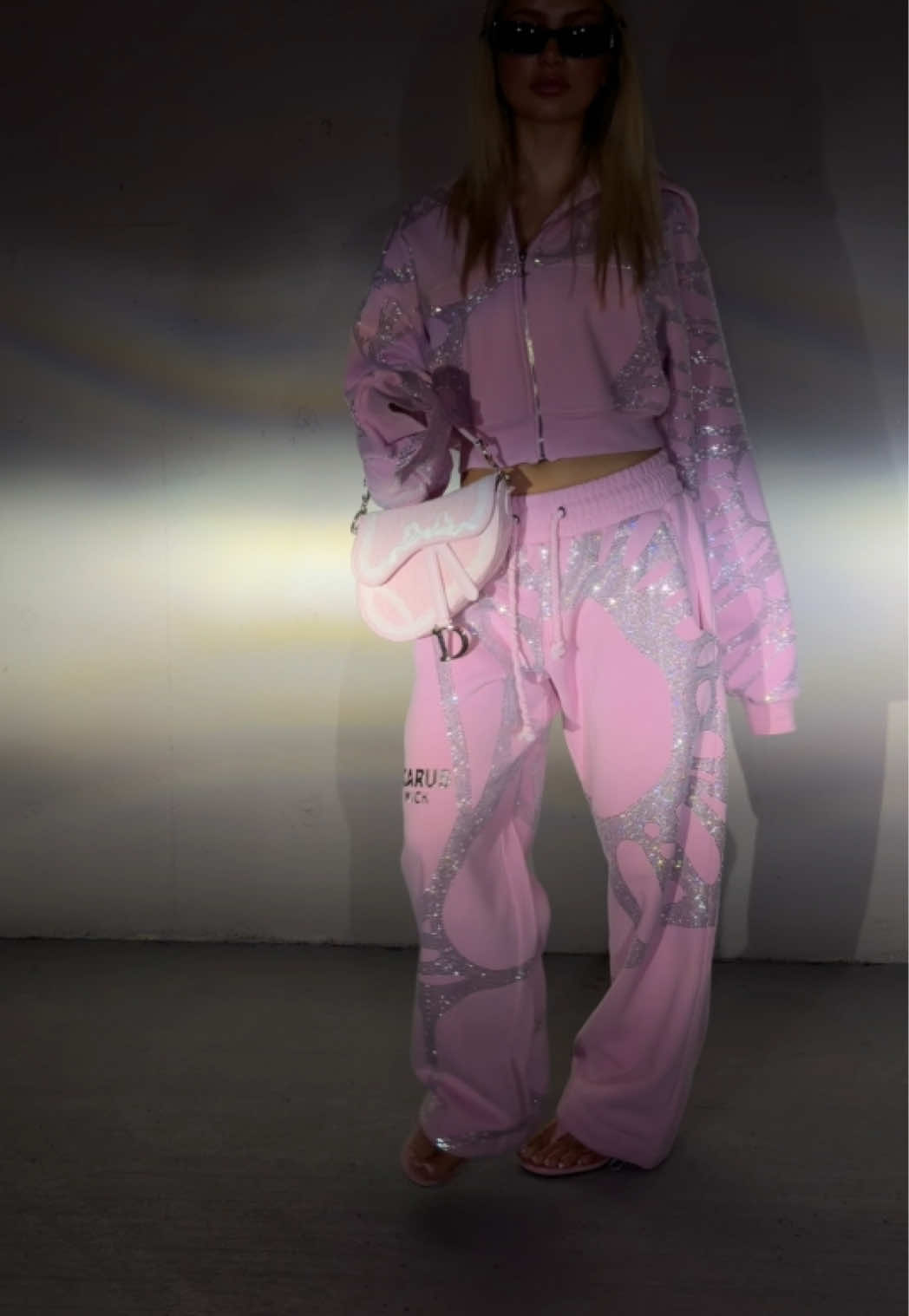 pink rhinestone sweatpants + matching hoodie = the ultimate cool girl outfit — PRE-ORDERS LIVE - Icaruswick.com