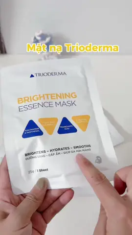 Mặt Nạ #Trioderma #Brightening #matna #matnatrioderma #duongsangda 
