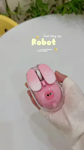 Nhìn xinh xĩu luôn 🐭💖 #chuotkhongday #chuotkhongdaybluetooth #chuotkhongdayrobot #chuotbluetoothkhongday #phukiendientu 