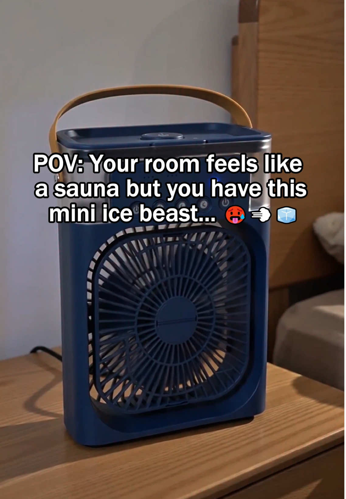 #tiktokshopsg #aircooler #portablefansg #mistfan #deskfan 