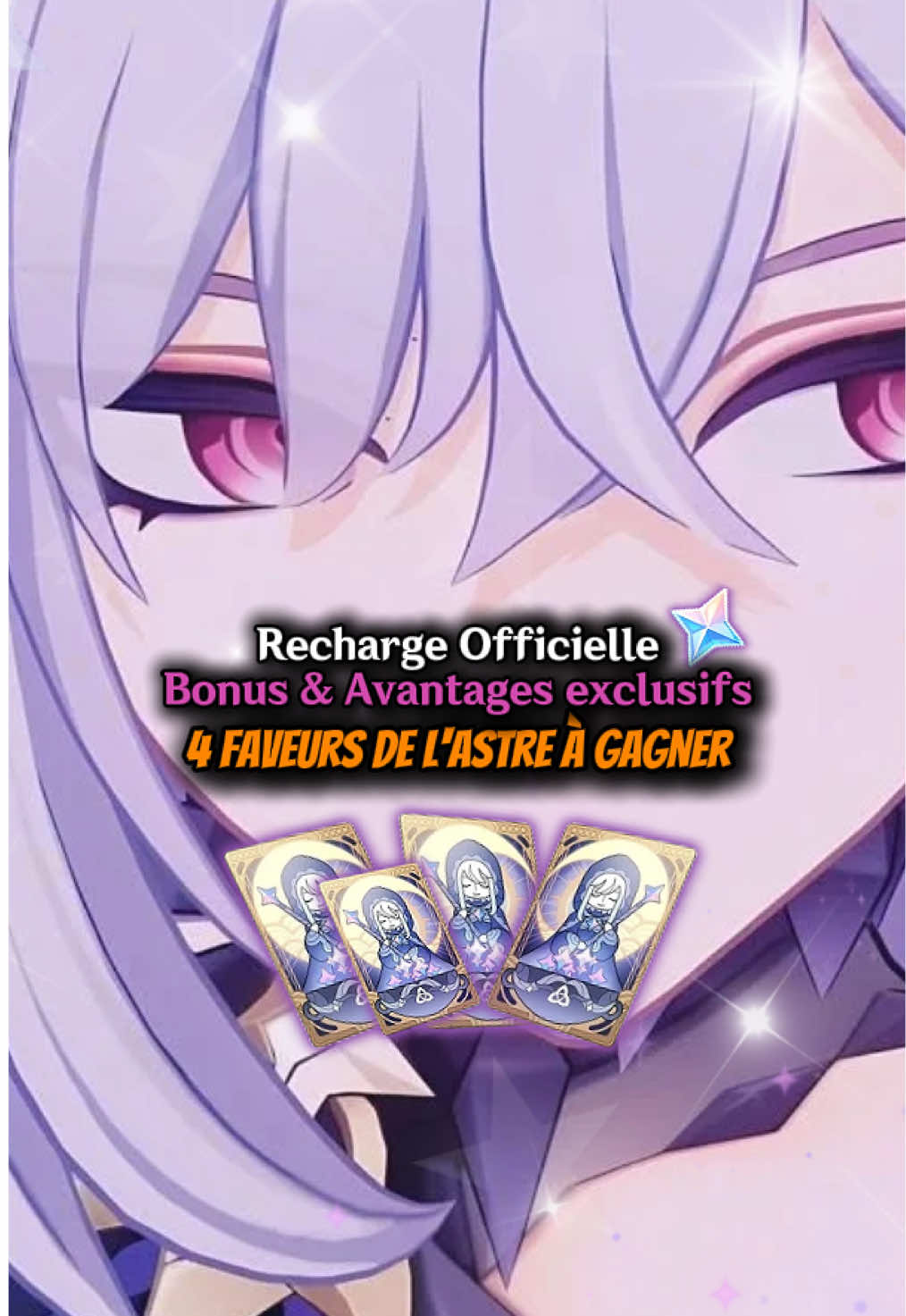 ❄️Site de recharge officiel :  https://hoyo.link/FYkV38721 +300 Primo-gemmes lors de votre première recharge sur le site web + jusqu'à 5 bonus de 8 % de Primo-gemmes supplémentaires ✨​🎉​ Le bonus x2 de première recharge de cristaux primaires a été réinitialisé ! (Cumulable avec les autres bonus)  Cette vidéo est en collaboration Commerciale avec le site officiel de Top Up  RDV sur la chaîne en bio pour les faveurs de l’astre ❄️ Merci pour votre soutien ✨ #GenshinImpact #hoyoverse #primogems #fyp #skirk 