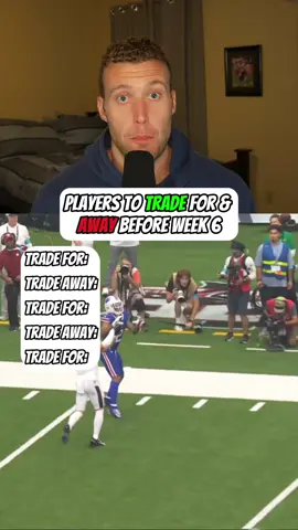 Players You Need to Trade For & Away after Before Week 6 of #fantasyfootball #nfl #football  #fantasyfootballadvice #fyp 