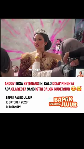 Claresta ternyata jadi obat penenang buat Andovi.😍🥰 Buat kalian yang penasaran sama film ini bisa langsung tonton di bioskop tanggal 15 Oktober 2026 nanti!  #filmbpj #filmpalingjujur #fyp #fypシ #trending 