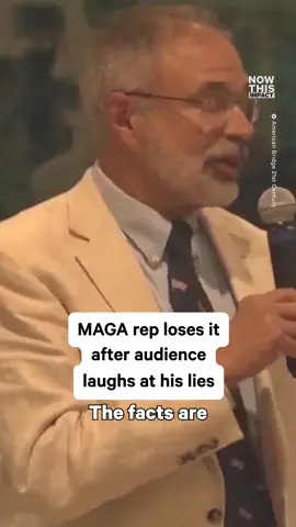 You know they're scared when they start yelling at their own constituents.