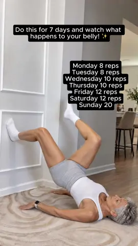 💗 Want to start taking better care of yourself? Try Simple — link in my bio! ✨ ✨ Try this simple exercise for 7 days! Just a few minutes a day can help strengthen your core, improve mobility, and build a healthy habit. Monday — 8 reps   Tuesday — 8 reps   Wednesday — 10 reps   Thursday — 10 reps   Friday — 12 reps   Saturday — 12 reps   Sunday — 20 reps 💗 Go at your own pace, listen to your body, and remember — consistency matters more than perfection! Save this post and give it a try! 👇 #Over60Fitness #HealthyAging #CoreStrength #FitnessOver60 #ActiveAging