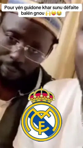 Réal madrid 👑🤍#humour #senegalaise_tik_tok #tiktoksenegal🇸🇳 #fyp 