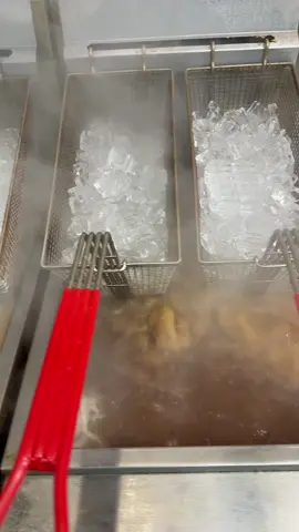 My least favorite chore in the kitchen.  #fry #cook #restaurant #clean #kitchen 