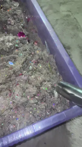 Cloudy Sparkle crunchhh☁️🎙️✨💖 the clog at 2:19🤩🔉 #vacuumasmr #asmr #sparkle #fluffy #visualasmr 