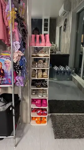 vertical shoe rack, space saver!