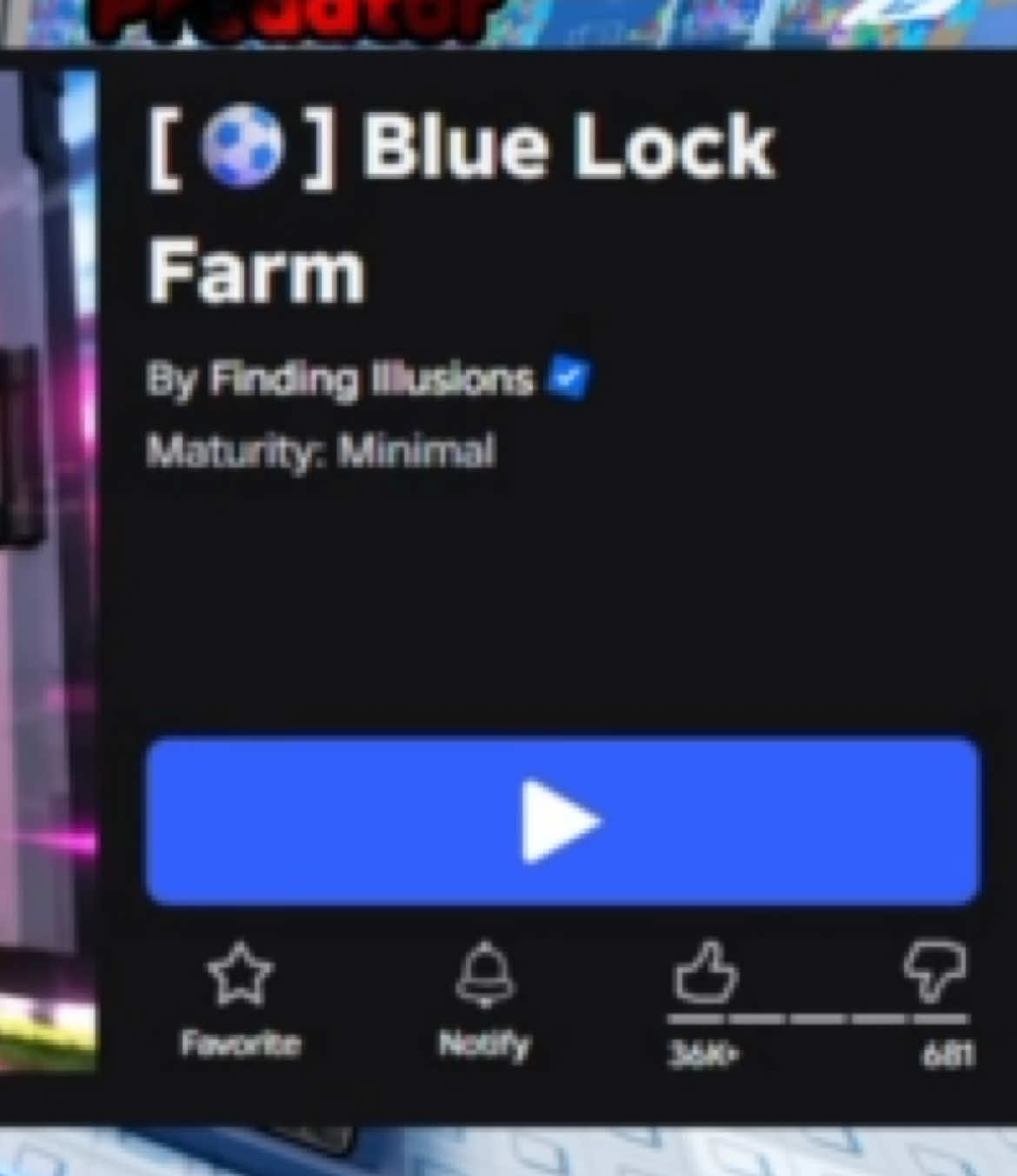 Blue Lock Farm หลังจากฟาร์มเสร็จ!!!#roblox #redfinger #robloxthailand #แมพroblox #robloxfyp 