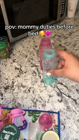 everyday night routine 🩷🍼#bottlefeeding #sahm #nightroutine #10monthsold 